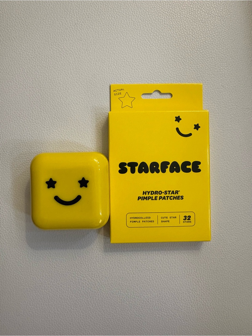 16* STARFACE Hydro-Star Pimple Patches plus Big Yellow case